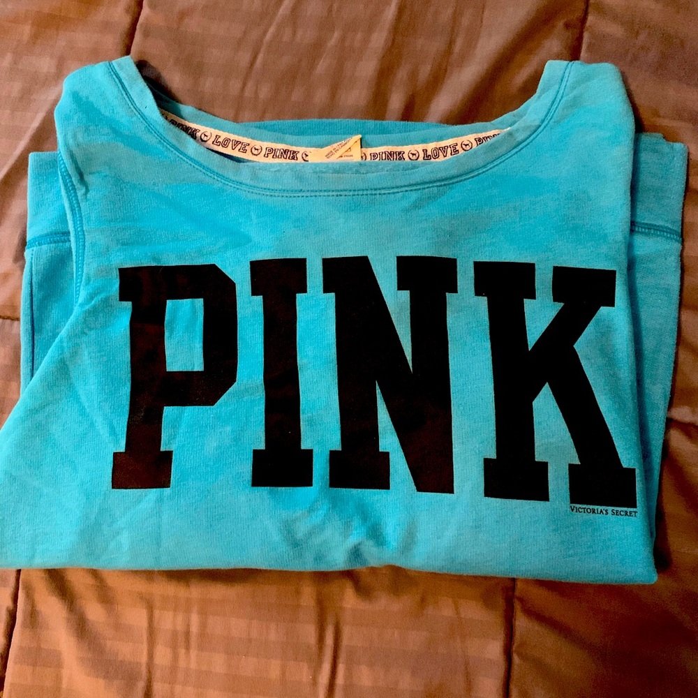 VS pink crewneck sweatshirt